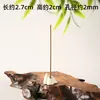 Bandeja de Incenso Cerâmica Suporte para Incenso Compacto Cabacinha Doméstica Inserção de Incenso Queimador de Incenso Portátil Multiuso Suporte para Acessórios Inserção de Incenso