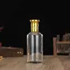 Garrafa de Vidro Transparente Espessada para Bebidas Alcoólicas Atacado Pacote 0,5kg 500ml Garrafa Selada para Bebidas Alcoólicas Caseiras Garrafa de Vinho com Bolhas