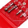 Calibre de diâmetro interno ajustável de 3-13 mm, calibre retrátil para medição de diâmetro interno de orifício pequeno, aço inoxidável, cabeça redonda, conjunto de quatro peças, calibre telescópico