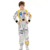 Traje de astronauta plateado traje espacial para niños traje espacial COS errante de la Tierra traje de disfraz para drama escénico