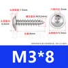 Tornillos Autorroscantes de Acero Inoxidable 304 con Cabeza Hexagonal Redonda y Arandela, Cabeza de Champiñón, Cabeza Plana Grande, Tornillos para Madera M3M4M5M6