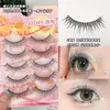 Pestañas Postizas de Dibujos Animados Barbie Párpados Dobles Naturales Párpados Únicos Hinchazón de Burbuja Simulación Sirena Elfo Marrón Dibujo Animado Completo