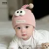 Gorro para Recién Nacido, Estilo Delgado para Primavera y Otoño, Protección de la Fontanela, Lindo y Adorable, para Bebés Pequeños de Meses, Gorro de Punto con Capucha a Prueba de Viento para Bebé