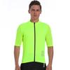 Maillot de Ciclismo para Hombre Wosawe Primavera y Verano Manga Corta Malla Transpirable de Secado Rápido Color Sólido Elástico Ajustado