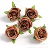 Rosas Flores Artificiales para Bodas, Flores Artificiales Realistas de Alta Gama con Hojas y Cabezas de Flores para Decoración del Hogar