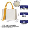 Bolsa de lona logo personalizado fita bolsa de compras grossa presente publicitário proteção ambiental bolsa tote portátil personalizada urgente