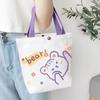 Bolsa de lona con dibujos animados para regalar en el Día del Niño, ideal como bolsa de compras, para mamá o como regalo de cumpleaños para bebé.