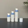 Fabricante direto de frascos a vácuo de 30ml, 50ml, 75ml, frascos pump para loção, potes de PP para creme facial, protetor solar, materiais de embalagem personalizados para skincare