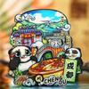 Liquidação 200 Yuan Frete Grátis Ímã de Geladeira de Madeira Panda de Sichuan Chengdu Lembrança de Viagem Presente Turismo Cultural