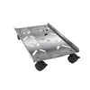 Suporte de Aço Inoxidável para Gabinete de Computador, Prateleira de Armazenamento Sob a Mesa, Base Móvel para Chassi com Rodas