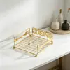 Em Estoque Suporte de Guardanapo de Ferro Arte em Ferro Nórdico Porta-Guardanapos Quadrado Suporte de Tecido de Metal para Mesa Porta-Tecido