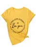 Sé Tú Sé Brillante Sé Amazon Wish Sitio Independiente Camiseta Casual Versátil de Manga Corta con Cuello en V para Mujer