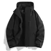 Chaqueta exterior a juego de marca para mujer, tres en uno, otoño e invierno, cortavientos para hombre, impermeable, conjunto desmontable de dos piezas para montañismo