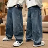 Pantalones vaqueros con forro de forro polar para niño, nuevo estilo invierno 2026, pantalones largos cálidos para niños, pantalones de invierno para bebé niño, modernos
