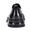 Zapatos Derby informales de cuero genuino para hombre, estilo coreano, británico, con punta redonda y aumento de altura.
