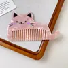 Pente de Cabelo de Gato Fofo de Alta Qualidade Desenho Animado Animal Espessado Pente de Cabelo de Ácido Acético Europeu e Americano Portátil Feminino Pente de Maquiagem Novo Estilo