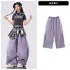 Fantasias de Jazz para Meninas, Trajes de Performance de Jazz Street Dance Infantil, Roupas de Dança para Meninas, Fantasias de Performance em Grupo para Desfiles de Grupos de Meninas