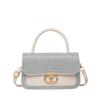 Bolso Pequeño con Hebilla de Cierre Texturizada para Mujer 2026 Nuevo Versátil Retro Bolso de Hombro Cruzado Bolso de Mano para Viajes Diarios de Dama Bolso Cuadrado Pequeño