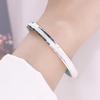 Moda coche flor arena brillante amor como la primera pulsera anillo romántico arena plateada muñeca cielo estrellado corazón brillante pulsera de la suerte