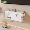 Caja de almacenamiento para router, Estante para decodificador de TV, Soporte para colocar módem inalámbrico WiFi, Regleta y caja para ocultar cables
