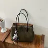 Bolsa Feminina Transfronteiriça Fosca de Ombro Único 2026 Nova Simples para o Dia a Dia Bolsa de Mão Bolsa Almofada Textura Retrô Bolsa de Axila