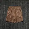 Pantalones Cortos de Verano a la Rodilla de Cuatro Puntos para Hombre, Deportivos Casuales, Ropa Exterior Versátil, Color Sólido, Delgados, Transpirables, Pantalones de Entrenamiento para Correr