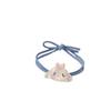 Bonita banda de goma transparente con forma de cabeza de perro de color jade y canela de Sanrio para pareja, accesorios para el cabello de dibujos animados coreanos para mejor amigo.