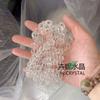 Cuentas Planas de Cristal de 4MM Cuentas de Vidrio de Cristal Cuentas de Cristal DIY Pulsera Collar Aretes Accesorios para el Cabello Accesorios