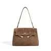Piel de Vaca Mate Primavera 2026 Nuevo Vintage Simple Versátil Bolso de Mujer para Viajes Diarios de Alta Gama Versátil Bolso de Hombro Único Kelly