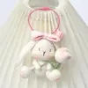 Llavero Peluche Colgante Tejido a Mano Pequeña Joyería Muñeco Caricatura Lindo Muñeco de Lana Accesorios para Bolso Transfronterizo