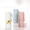 Vaso de plástico margarita portátil vaso de vidrio simple moda vaso de vidrio taza de regalo push taza pequeña fresca para estudiantes
