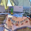 Producto Nuevo Transfronterizo Equipo para Exteriores Estilo Étnico Multiusos Esterilla de Picnic Manta de Acampada Estilo Europeo Cubierta para Playa al Aire Libre