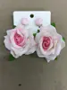 Aretes Colgantes de Flor de Rafia con Aguja de Acero, Dulces y Frescos, Aretes Versátiles, Modernos y Sencillos, Aretes Elegantes al por Mayor