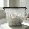 Bolsa de Almacenamiento Impermeable para Ropa de Fitness, Natación y Baño, Bolsa con Cordón de Gran Capacidad para Hombres y Mujeres, Bolsa de Almacenamiento de Artículos de Aseo para Viajes al Aire Libre