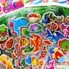 Novos Adesivos Bolha Estéreo de Desenho Animado para Crianças, Adesivos de Educação Infantil para Crianças, Adesivos de Vestir, Atacado