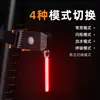 Luz Trasera Recargable Solar al por Mayor para Bicicletas, Indicador de Seguridad Fluyente de Colores para Rodar de Noche, Luz de Advertencia de Alto Brillo para Bicicleta de Montaña