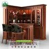 Fabricante de Shenyang Pode Personalizar Armário de Vinho de Madeira Maciça Vitrine de Vinho Europeia Americana Armário de Exibição de Produtos Vidro