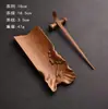 Juego de Té de Bambú Carbonizado al por Mayor Pinza para Té Aguja para Té Ceremonia del Té Seis Caballeros Repuesto Juego de Té de Tres Piezas Carbonizado