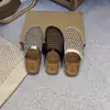 Pantuflas de Malla para Mujer Verano 2025 para Exterior Nuevo Estilo Coreano Recorte Baotou Suela Suave Flats Sandalias Romanas de Playa