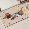 Tapetes Personalizados para Chão de Dachshund, Tapetes Antiderrapantes para Chão de Banheiro e Vaso Sanitário, Tapetes para Banheiro, Tapetes Absorventes de Lama de Diatomáceas para Porta de Banheiro