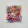 Bandas de Colores Desechables Transfronterizas para el Cabello de Niños, Gomas para el Cabello Empaquetadas en Bolsa de TPU que No Dañan el Cabello, Accesorios para el Cabello