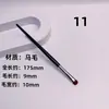 Cangzhou Pincel de Maquiagem Série Flan de Seda Pincel para Sobrancelha Pincel para Sombra nos Olhos Pincel para Lábios 12 Cabelo de Pônei Pincel para Sombra no Nariz Pincel de Esfumar