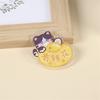 Patche de Acrílico Transparente Desenho Animado Broche de Gatinho Insígnia Fofa Pin com Texto Inspirador de Desejos Pequeno Presente para Pendurar