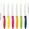 Para Amazon transfronterizo cuchillo afilador de frutas de acero inoxidable pelador cuchillo pelador cortador de verduras con mango de plástico hogar ahora