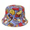 Sombrero de Cubeta de Tela de Girasol Tablero de Ajedrez Transfronterizo de Doble Cara para Mujer Japonés de Copa Plana Protección Solar Sombrero de Pescador Forro de Sombrero Negro Algodón