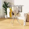Secador de roupas tipo polvo, de chão, sem necessidade de instalação, multifuncional, dobrável, para varanda e uso interno, uma ferramenta mágica para secar roupas