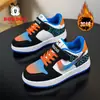 Zapatillas Infantiles Babudou 2025 Invierno Zapatos de Algodón Forrados de Polar para Niños y Niñas Zapatillas Deportivas para Correr para Niños Medianos y Grandes Aj Sneakers