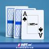 Cartas de Póker Texas Hold'Em Específicas del Evento WPT de Plástico PVC Impermeables y Antidoblado, Doble Cara Mate con Caracteres Grandes y Formato Ancho