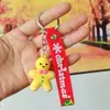 Nuevo Llavero Femenino Lindo Muñeco de Nieve Anciano Muñeca Colgante para Mochila Escolar Masculina Pareja Fábrica Colgante de Árbol de Navidad Dibujos Animados