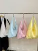 Bolso de mano con bordado floral suave estilo coreano para mujer 2026 Nuevo Verano Gran Capacidad Bolso de Hombro Bolso para el Trabajo Debajo del Brazo